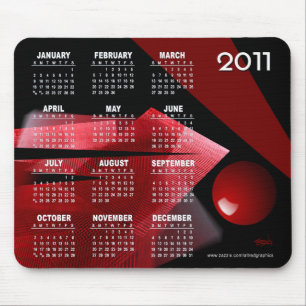 Balance Abstract 2011 Calendar Mouse Pad