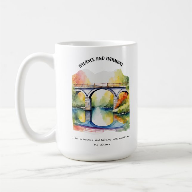 BALANCE AND HARMONY    COFFEE MUG (Left)