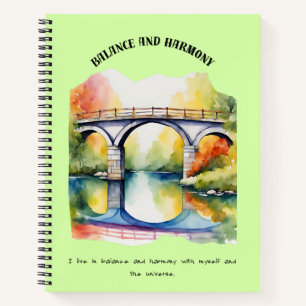 BALANCE AND HARMONY NOTEBOOK