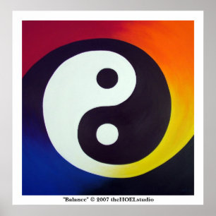 Balance, "Balance" 2007 theHOELstudio Poster