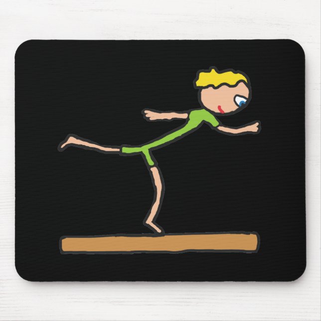Balance Beam Mouse Pad (Front)