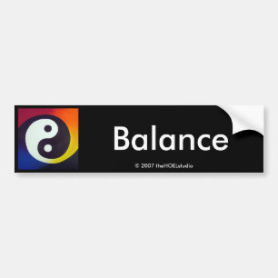 Balance Bumper Sticker