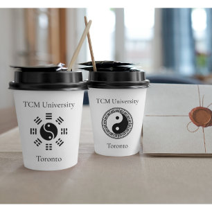 Balance & Harmony: Custom TCM Yin Yang Paper Cups
