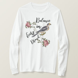 Balance in Every Branch – Bird Design Women's T-S T-Shirt