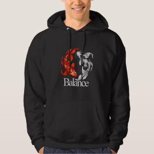 Balance – Japanese Koi Symbol of Calm Strength Hoodie