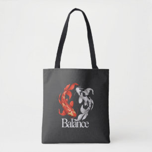 Balance – Japanese Koi Symbol of Calm Strength Tote Bag