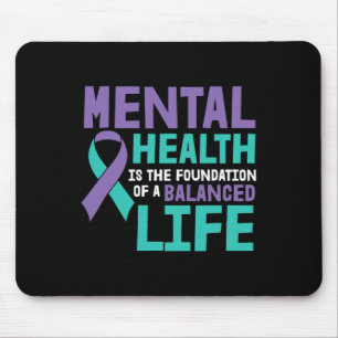 Balance Life Mental Health Awareness Suicide Preve Mouse Pad