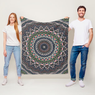 Balance Mandala Fleece Blanket