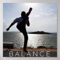 Balance - Martial Arts Motivational Poster
