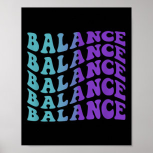 Balance, Mental Health Awareness  Poster