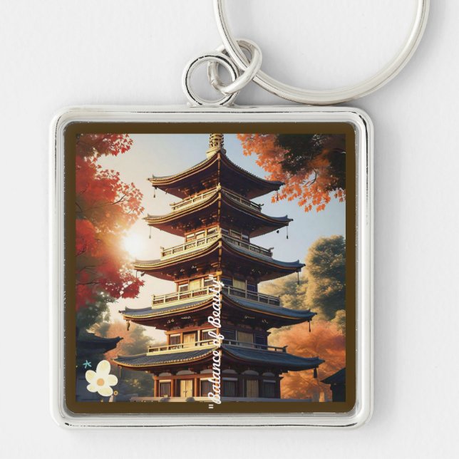 "Balance of Beauty" Key Ring (Front)