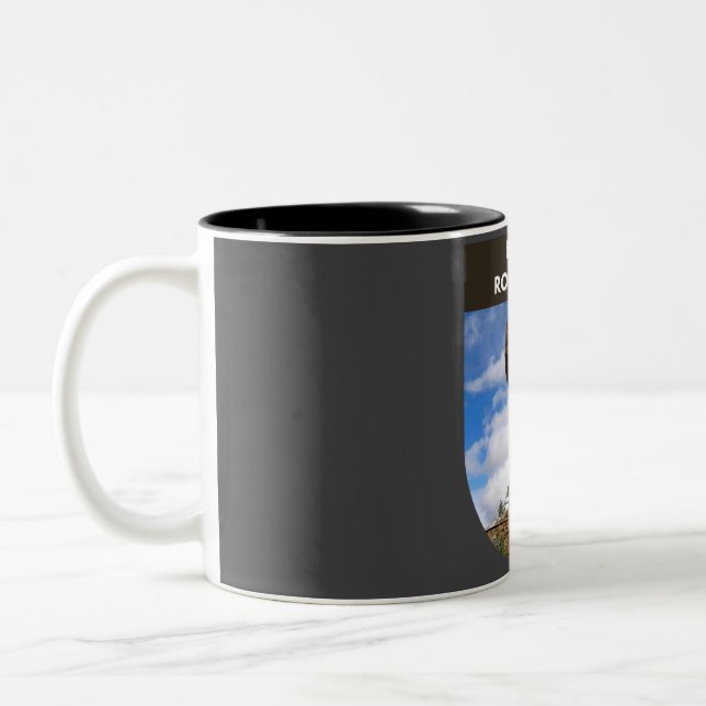 Balance Rock Arches - Utah  Two-Tone Coffee Mug (Left)