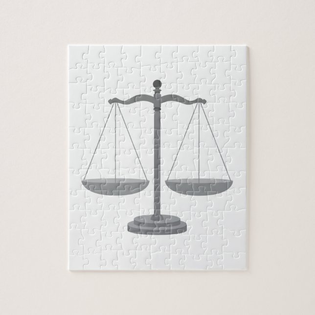 Balance Scale Jigsaw Puzzle (Vertical)