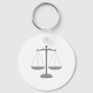 Balance Scale Key Ring