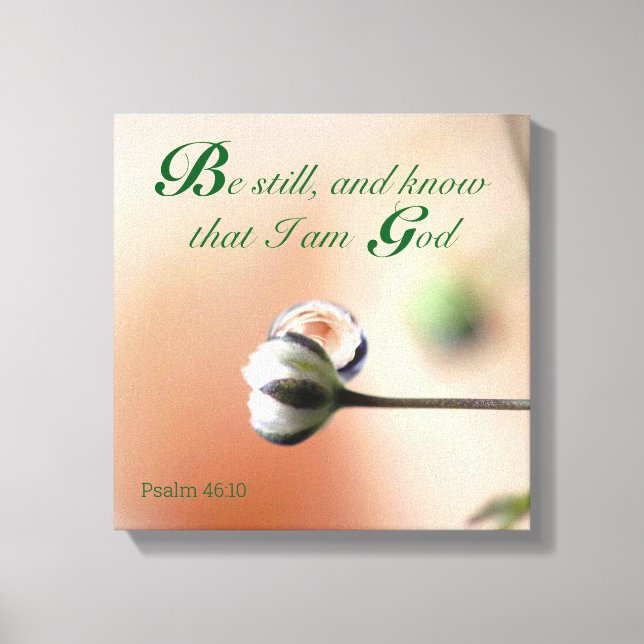 Balance with Scripture Canvas Wall Art (Front)