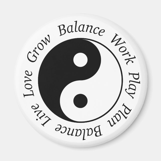 Balance Yin Yang Magnet (Front)