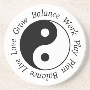 Balance Yin Yang Symbol Coaster