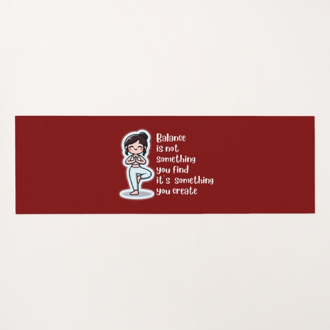 Balance Yoga Mat (Back (Horizontal))