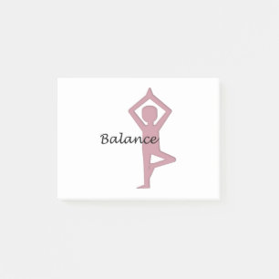 Balance Yoga Pose Post-it Notes