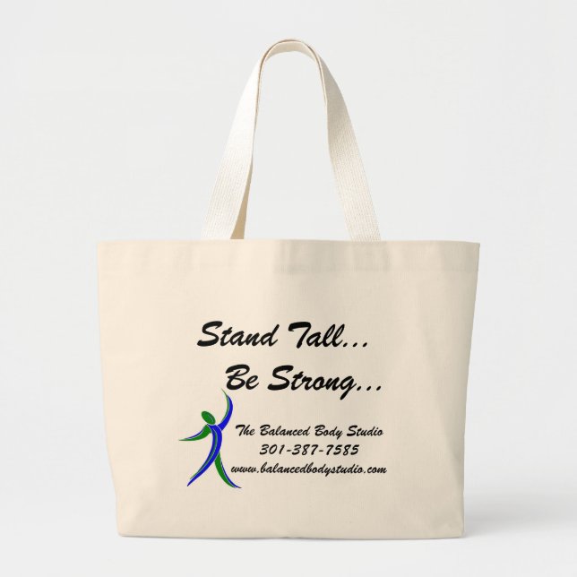Balanced Body - Stand Tall - Tote Bag (Front)