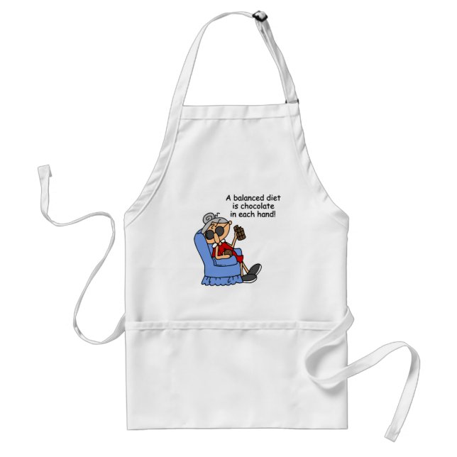 Balanced Chocolate Diet Standard Apron (Front)