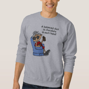 Balanced Chocolate Diet Sweatshirt