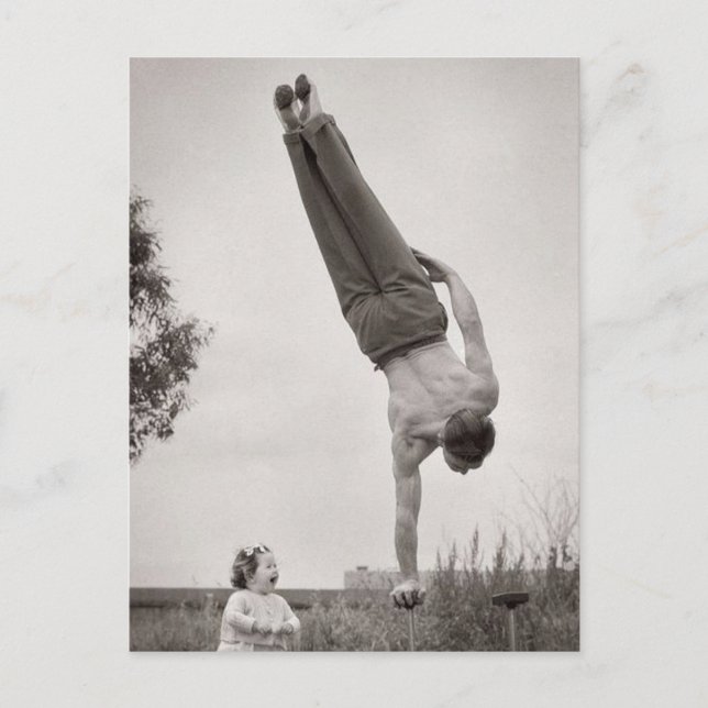 Balanced Daddy Postcard (Front)