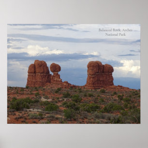 Balanced Rock, Arches National Park Poster