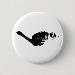 Balanced Shift, Clear Ink 6 Cm Round Badge