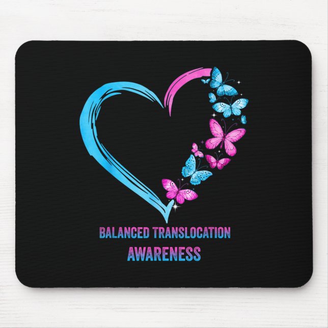 Balanced Translocation Heart Awareness Gifts  Mouse Pad (Front)