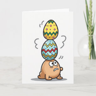 Balancing Act Funny Creature Card