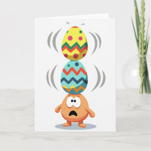 Balancing Act Funny Friend Card