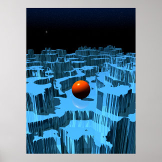 Balancing Ball Poster