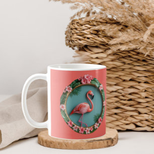 Balancing Flamingo Coffee Mug