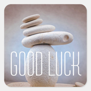Balancing Stones Square + your ideas Sticker