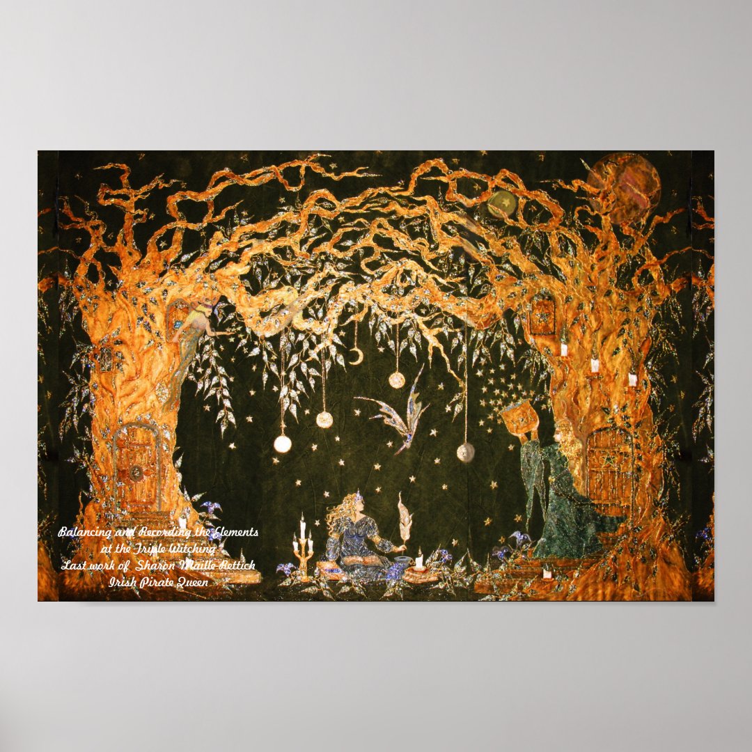 Balancing the Elements at the Triple Witching Poster Zazzle
