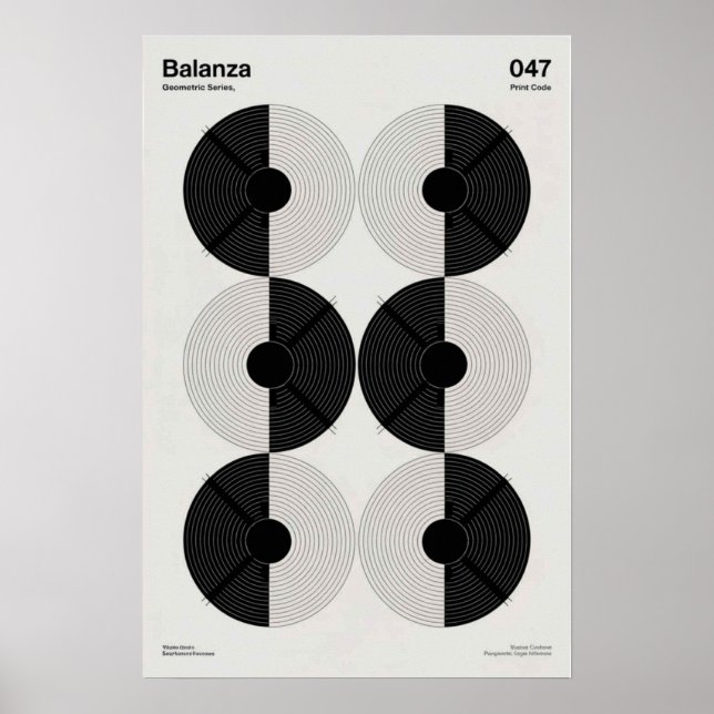 Balanza: Geometric Series Poster (Front)