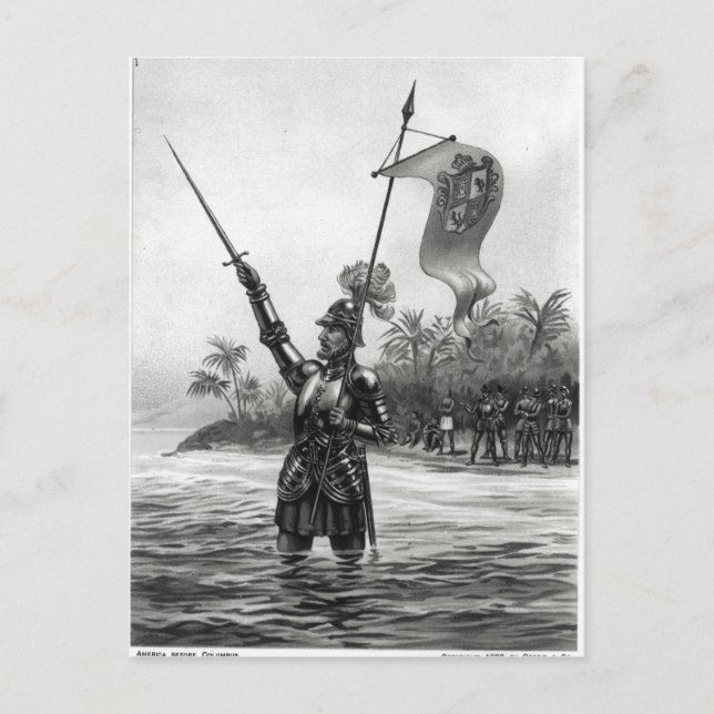 Balboa Claiming Dominion Postcard (Front)