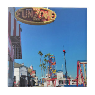 Balboa Fun Zone, Newport Beach, California Ceramic Tile