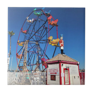 Balboa Fun Zone, Newport Beach, California Ceramic Tile