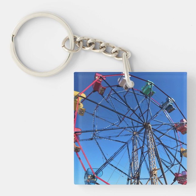 Balboa Fun Zone, Newport Beach, California Key Ring (Front)