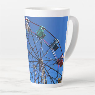Balboa Fun Zone, Newport Beach, California Latte Mug