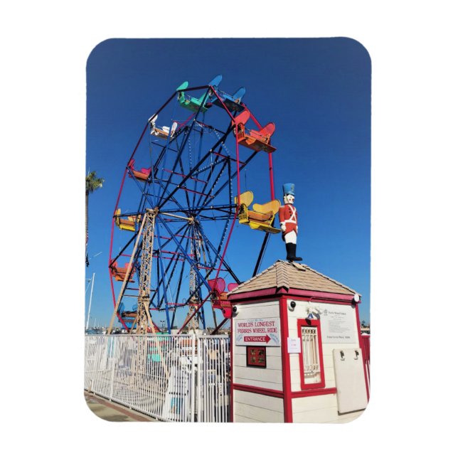 Balboa Fun Zone, Newport Beach, California Magnet (Vertical)