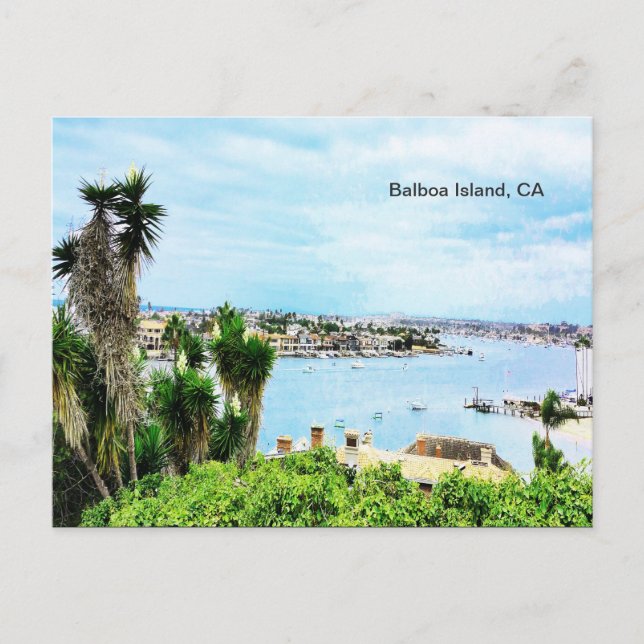 Balboa Island, CA Postcard (Front)