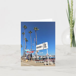 Balboa Island Ferry, Newport Beach, California Thank You Card