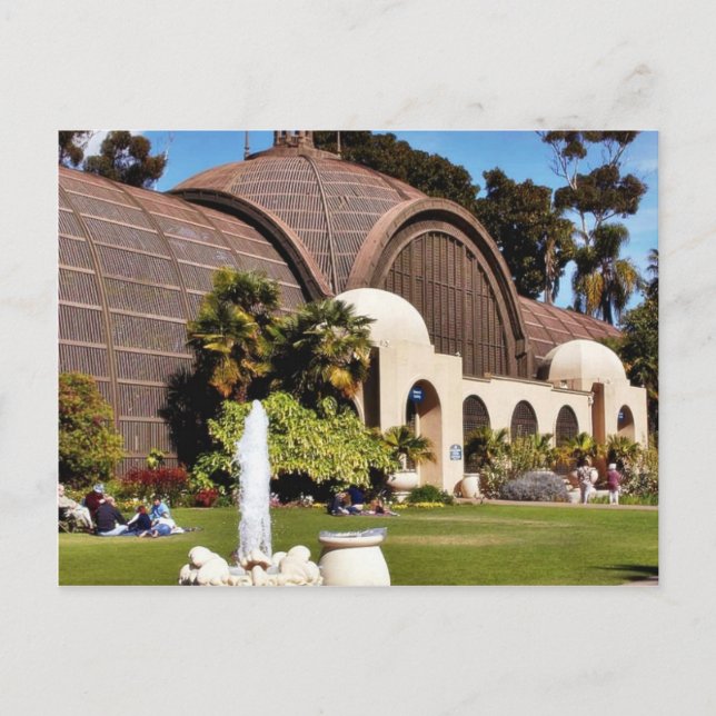 Balboa Park Arboreum San Diego Postcard (Front)