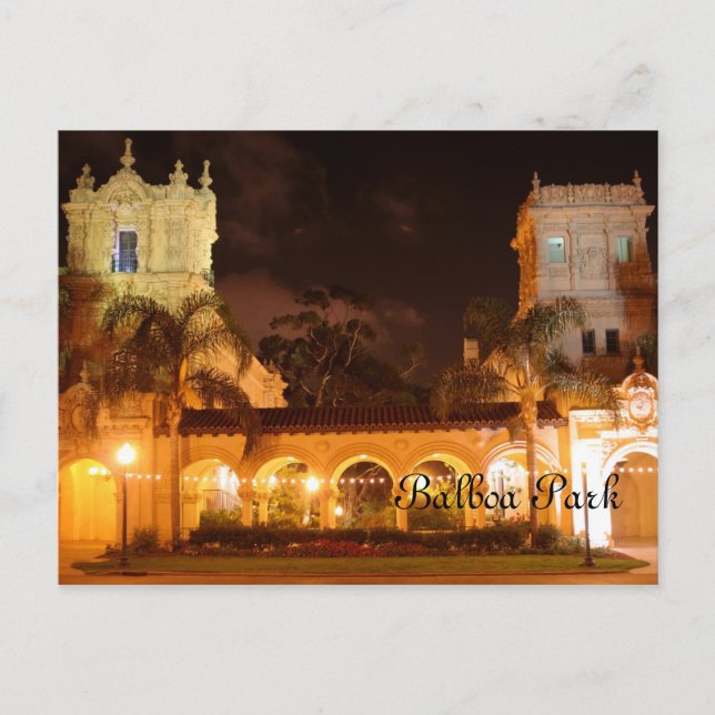 Balboa Park, San Diego Postcard (Front)