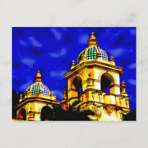 Balboa park, San Diego Postcard