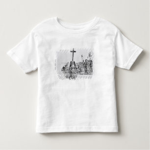 Balboa Setting up the Cross on the Shore Toddler T-Shirt