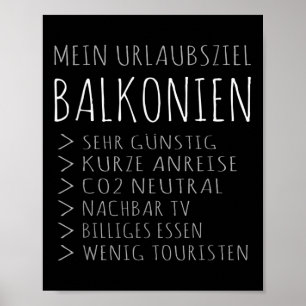 Balconies 2021 Holiday Home Holiday Climate Protec Poster